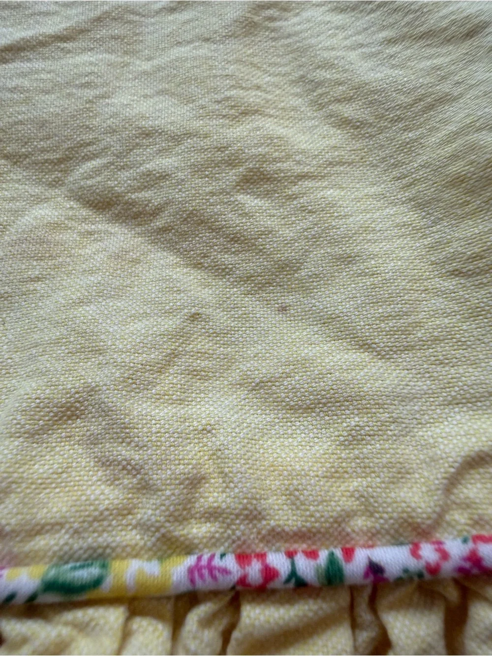 Ralph Lauren Girls Yellow Sundress Floral Tie Strap Dress Size 5 (estimated)